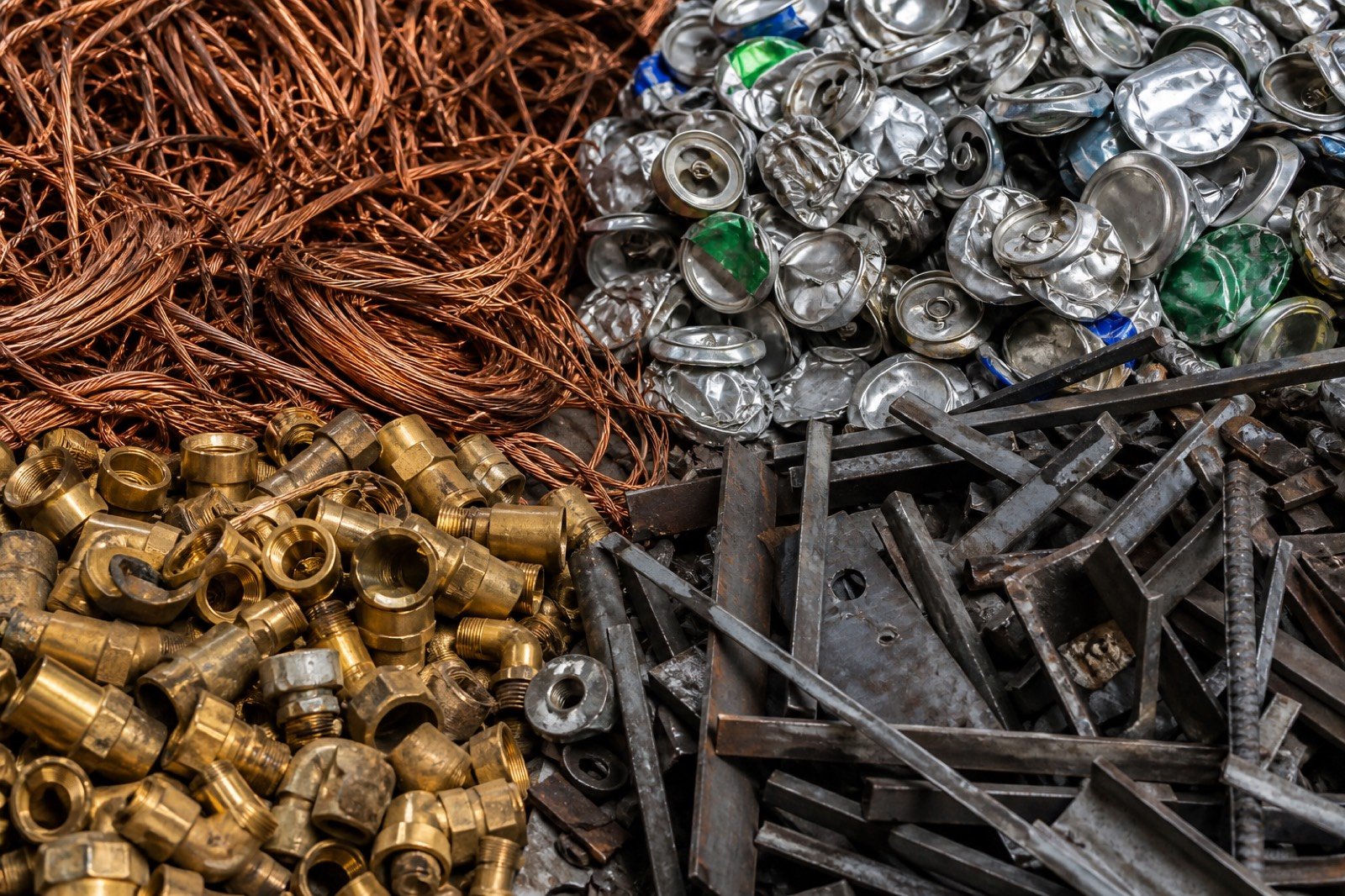 Sorted scrap grades